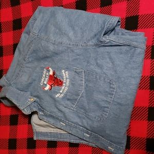 90s Vintage Chicago Bulls Button Up Shirt